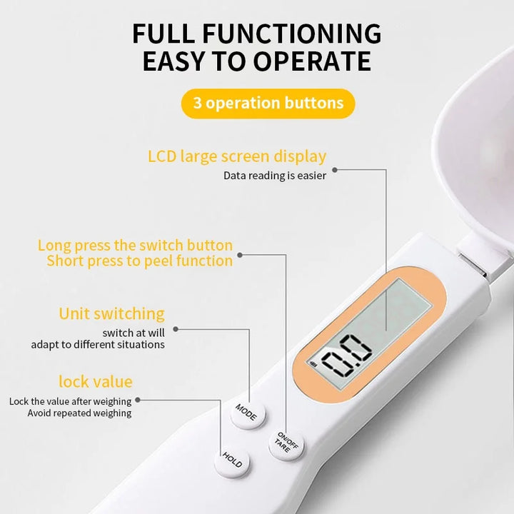 Mini Spoon Scale Digital Kitchen Scale Electronic LCD