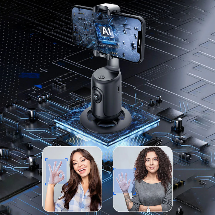 360-degree follow-up Auto Face Tracking Gimbal Stabilizer Phone Tripod P01 Smart Face Tracking Phone Gimbals